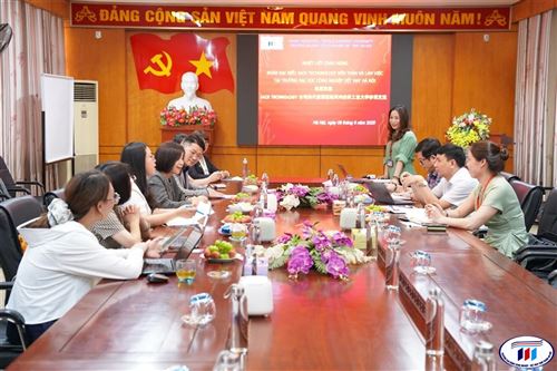 Công ty Jack Technology đến thăm và làm việc với Trường Đại học Công nghiệp Dệt May Hà Nội.