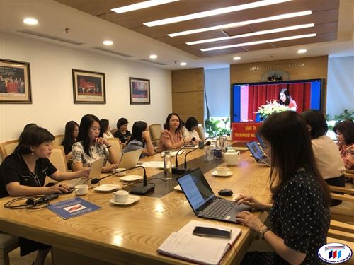 Đại học Công nghiệp Dệt May – Hà Nội tham dự Hội nghị trực trực tuyến nghiên cứu, triển khai Kết luận số 57-KL/TW của Bộ Chính trị