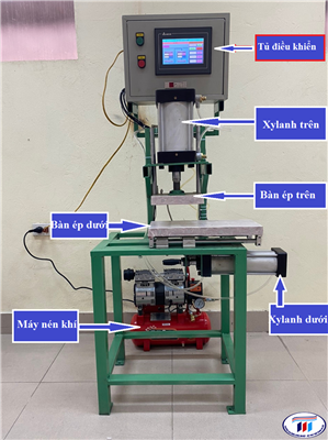 Nghiên cứu thiết kế, chế tạo máy ép vải tự động dạng tấm phẳng phục vụ cho giảng dạy tại trường ĐH CNDM Hà Nội