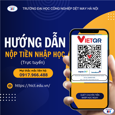 Hướng dẫn nộp tiền trực tuyến và tra cứu trạng thái nhập học sau nộp tiền