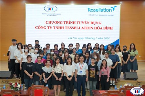 Sinh viên với nhiều cơ hội việc làm tại Công ty TNHH Tessellation Hòa Bình