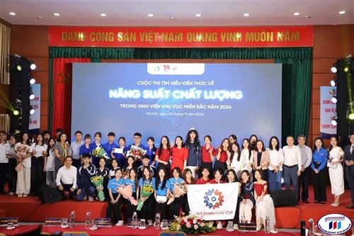 Sinh viên Đại học Công nghiệp Dệt May Hà Nội đạt giải Ba tại cuộc thi Năng suất Chất lượng 2024 khu vực miền Bắc