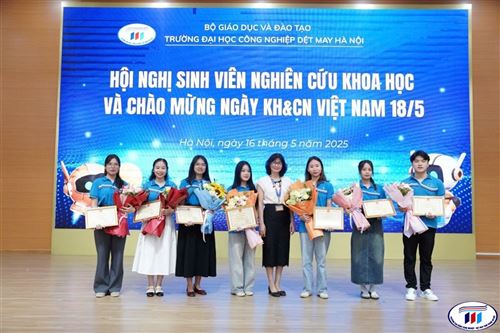 Hội nghị sinh viên nghiên cứu khoa học và chào mừng ngày Khoa học & Công nghệ năm học 2023 – 2024