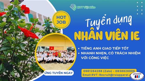 Tuyển dụng RVT Việt Hào