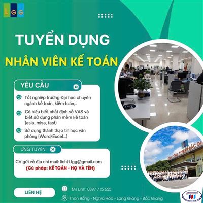 Tuyển dụng nhân viên kế toán