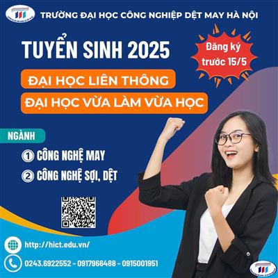 Tuyển sinh đại học liên thông, đại học vừa làm vừa học năm 2025 (Đợt 1)