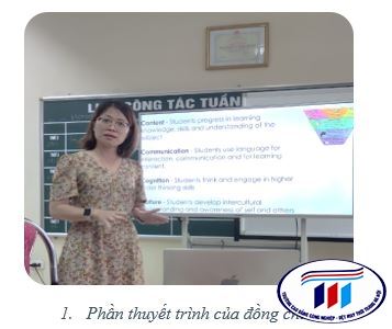 Buổi chia sẻ kiến thức sau khi tham gia tập huấn tại Ấn Độ và Singapore của giảng viên Đặng Hồng Thụy