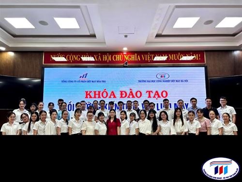 TRƯỜNG ĐẠI HỌC CÔNG NGHIỆP DỆT MAY HÀ NỘI TỔ CHỨC KHÓA ĐÀO TẠO BỒI DƯỠNG KIẾN THỨC VẬT LIỆU MAY TẠI TỔNG CÔNG TY CP DỆT MAY HÒA THỌ