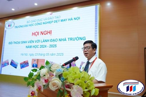 HỘI NGHỊ ĐỐI THOẠI GIỮA SINH VIÊN VỚI LÃNH ĐẠO NHÀ TRƯỜNG NĂM HỌC 2024–2025: LẮNG NGHE – ĐỒNG HÀNH – PHÁT TRIỂN