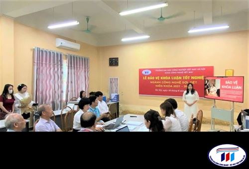BẢO VỆ KHÓA LUẬN TỐT NGHIỆP SINH VIÊN ĐẠI HỌC KHÓA 6 NGÀNH CÔNG NGHỆ SỢI, DỆT