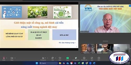 GIẢNG VIÊN KHOA KINH TẾ THAM GIA KHÓA ĐÀO TẠO CHUYÊN GIA NĂNG SUẤT NGÀNH DỆT MAY – CHUYÊN ĐỀ KAIZEN VÀ 5S