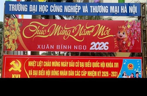 ĐẨY MẠNH TUYÊN TRUYỀN NGHỊ QUYẾT ĐẠI HỘI XIV CỦA ĐẢNG VÀ CUỘC BẦU CỬ QUỐC HỘI KHÓA XVI TRONG SINH VIÊN NHÀ TRƯỜNG