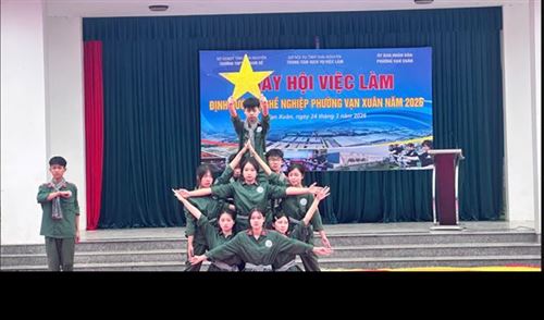 NGÀY HỘI VIỆC LÀM VÀ ĐỊNH HƯỚNG NGHỀ NGHIỆP  KHƠI DẬY KHÁT VỌNG, ĐỊNH HÌNH TƯƠNG LAI