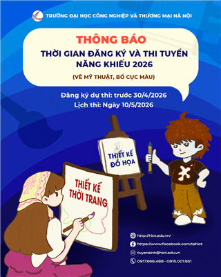 Kế hoạch  tổ chức thi năng khiếu năm 2026