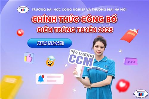 Thông báo điểm trúng tuyển đại học năm 2025