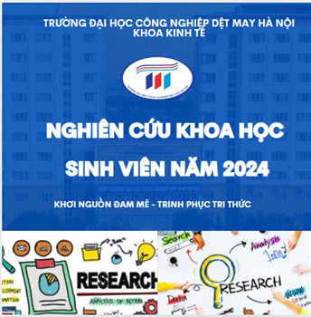 HOẠT ĐỘNG NGHIÊN CỨU KHOA HỌC SINH VIÊN 2024: BỆ PHÓNG CHO SỰ NGHIỆP CỦA SINH VIÊN KHOA KINH TẾ HTU